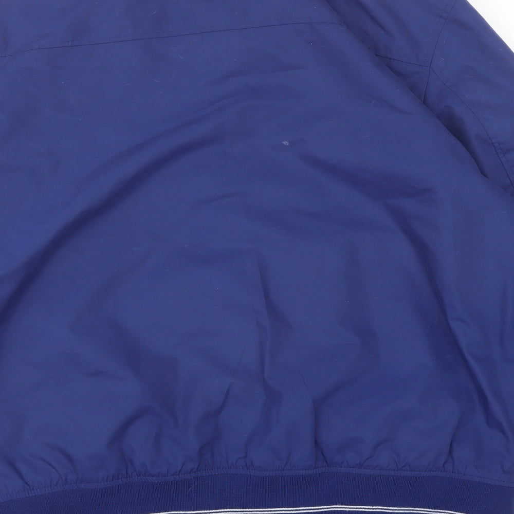Mens UK Size L Greenwoods Blue Bomber Jacket