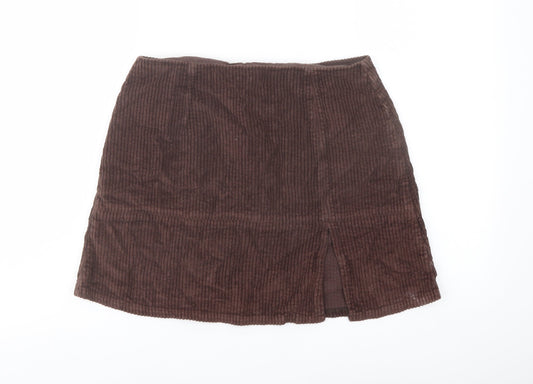 Womens UK Size 12 ASOS A-Line Corduroy Skirt