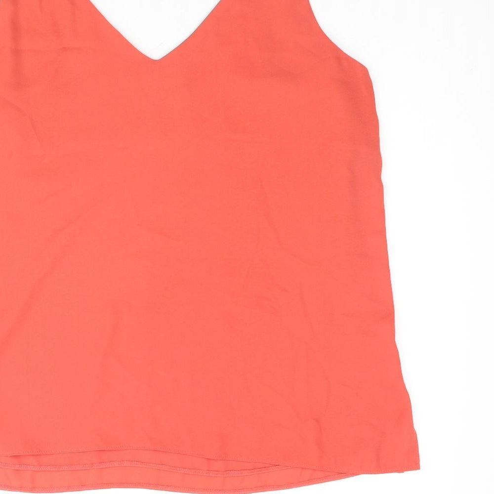 Womens UK Size 12 Wallis Red Camisole Blouse