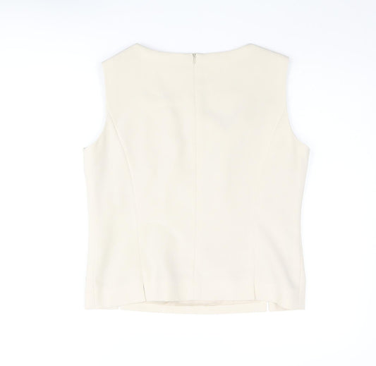 Womens UK Size 12 CC Beige Basic Blouse