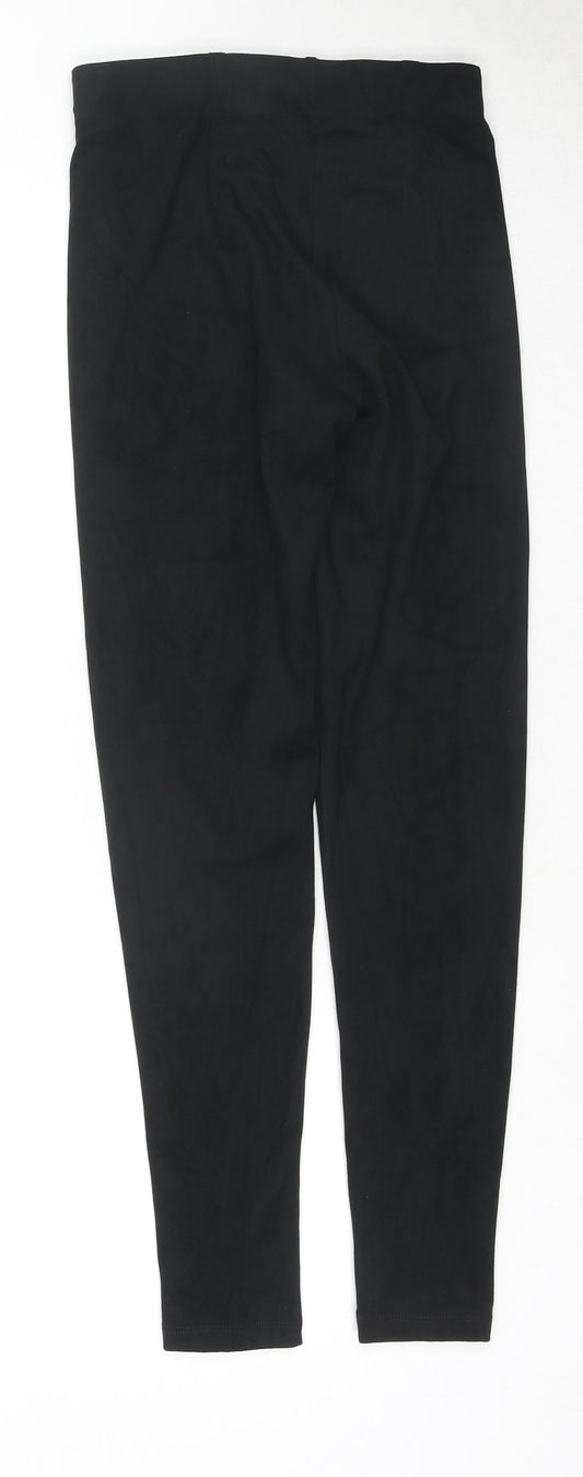 Womens UK Size 6 Marks and Spencer Capri Black Leggings