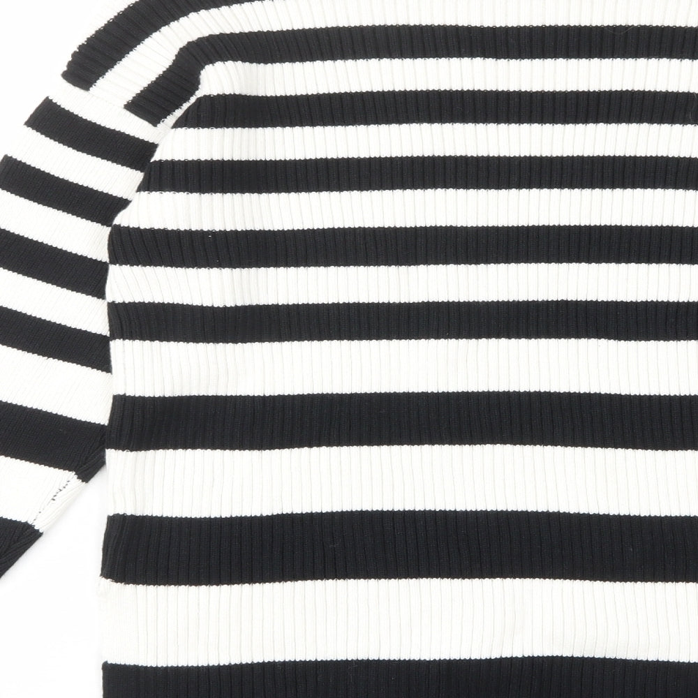 Womens UK Size M Marks and Spencer White Pullover Jumper