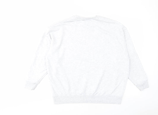 Womens UK Size S Disney Grey Pullover Sweatshirt
