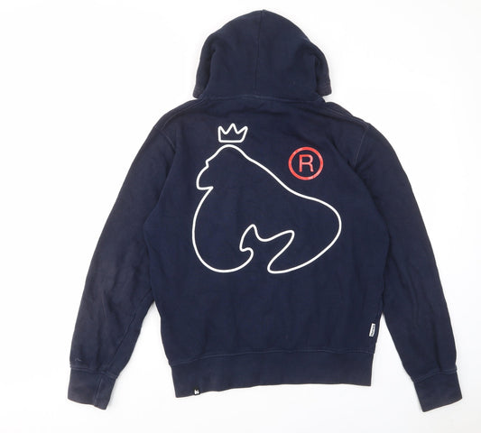 Mens UK Size M Money Blue Pullover Hoodie