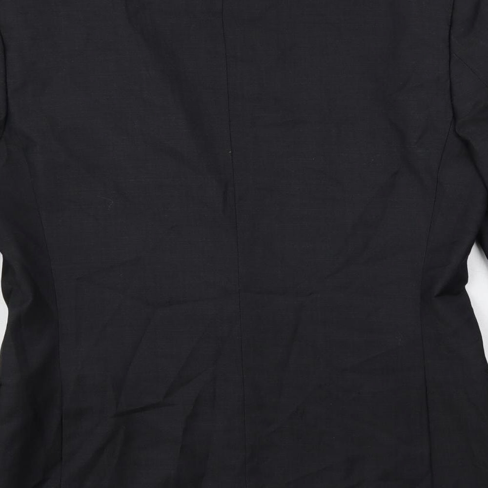 Autograph Mens Grey Wool Jacket Suit Jacket Size 38 Regular