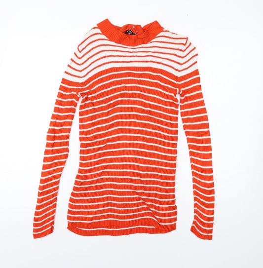 Womens UK Size S VILA Red Pullover Jumper