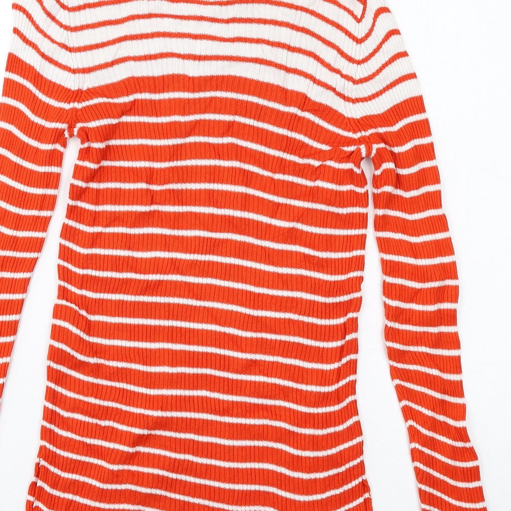 Womens UK Size S VILA Red Pullover Jumper