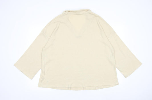 Womens UK Size 12 ASOS Beige Pullover Jumper