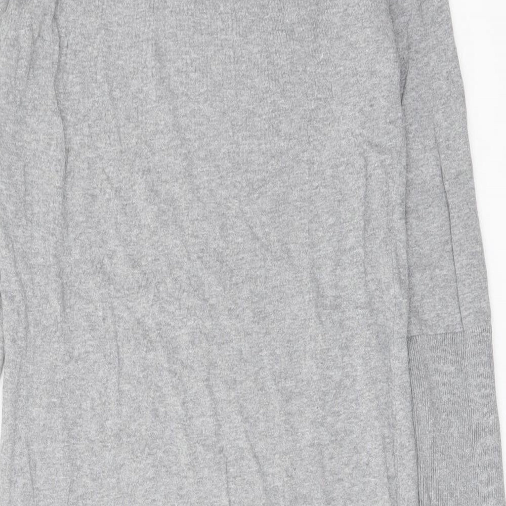 Womens UK Size 8 NEXT Grey Tunic Jumper