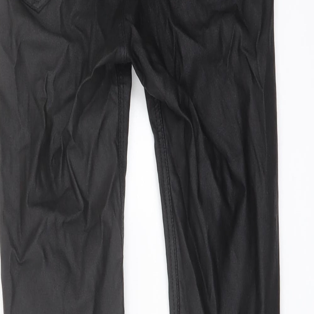 Womens UK Size 6 Stradivarius Regular Fit Jegging Black Trousers