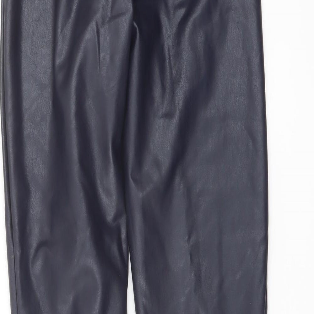 Womens UK Size 6 Marks and Spencer Regular Fit Blue Trousers