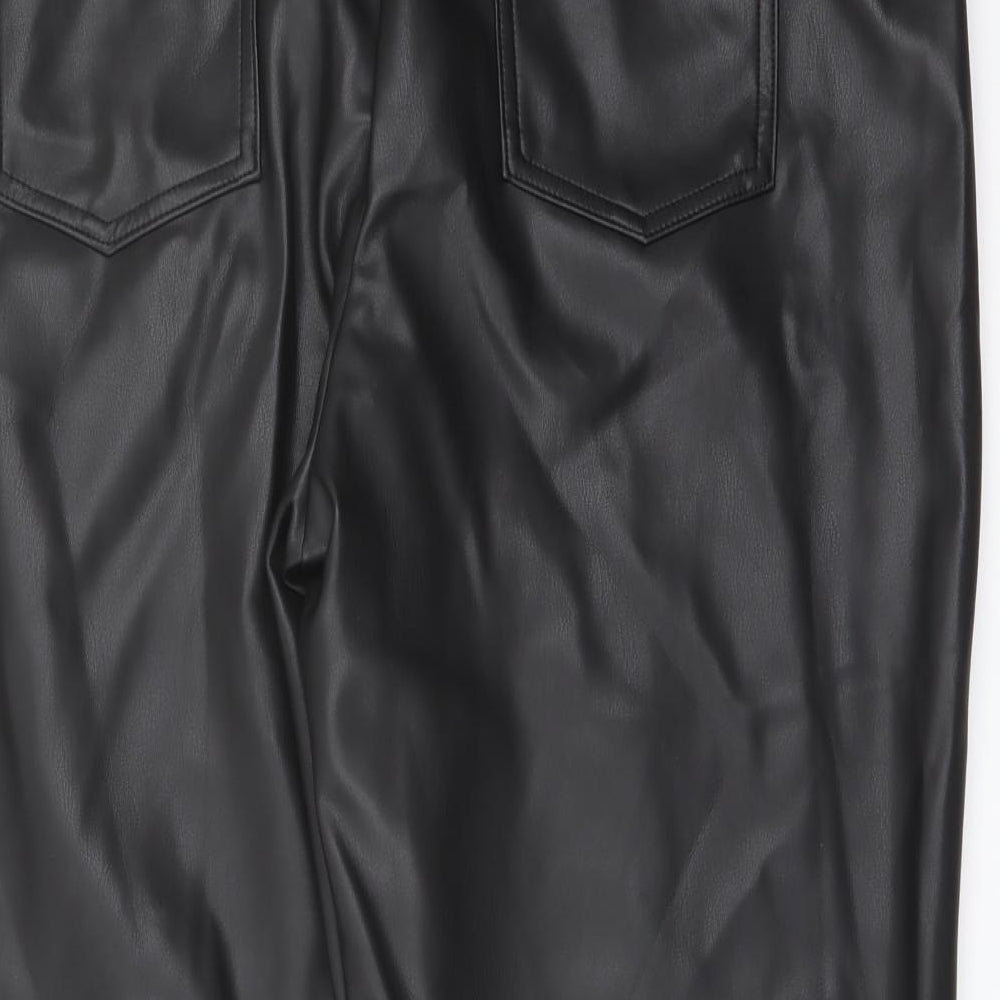 Womens UK Size 20 Marks and Spencer Regular Fit Black Trousers
