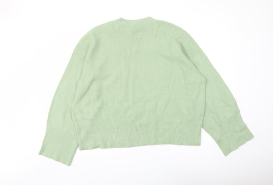 Womens UK Size XL Marks and Spencer Green Pullover Jumper