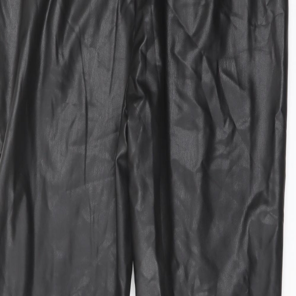 Womens UK Size 20 Marks and Spencer Regular Fit Black Trousers