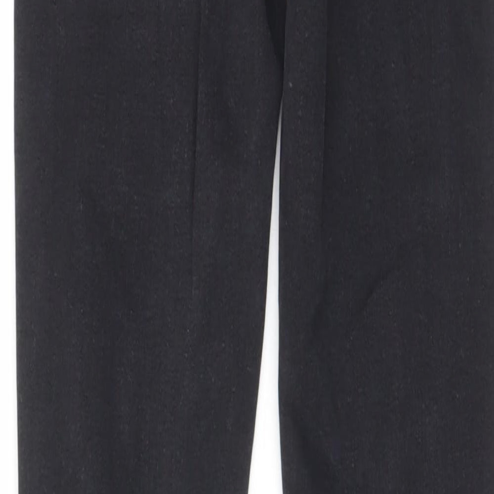 Brand and care label for Denim & Co. women’s grey cotton skinny jeans, size UK 4, 28-inch leg regular zip - pockets