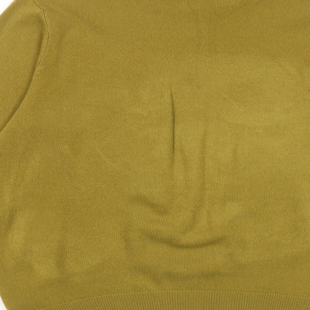 Womens UK Size 14 Emreco Yellow Pullover Jumper