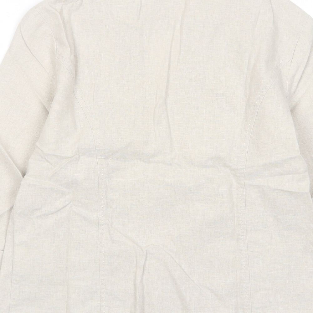 Womens UK Size 10 EWM Beige Jacket