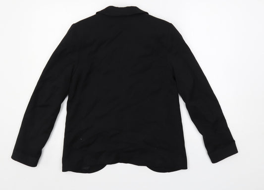 Womens UK Size 4 H&M Black Jacket
