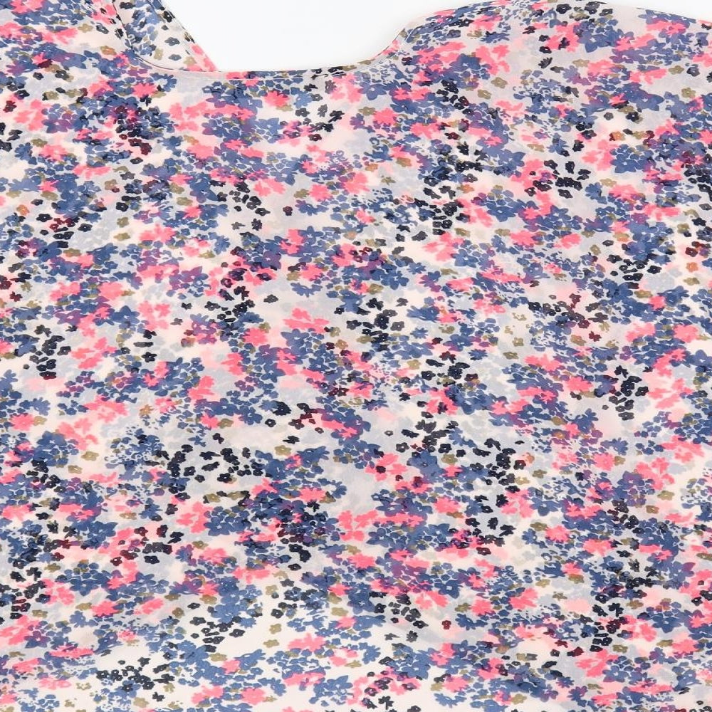 Womens UK Size M New Look Multicoloured Kimono Blouse