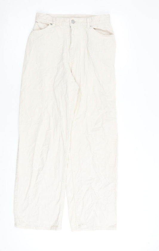 Womens UK Size 8 Monki Regular Fit Beige Trousers