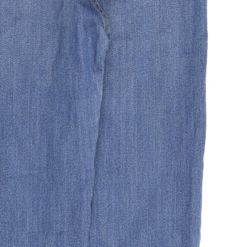 Womens UK Size M Pieces Regular Fit Skinny Blue Jeans