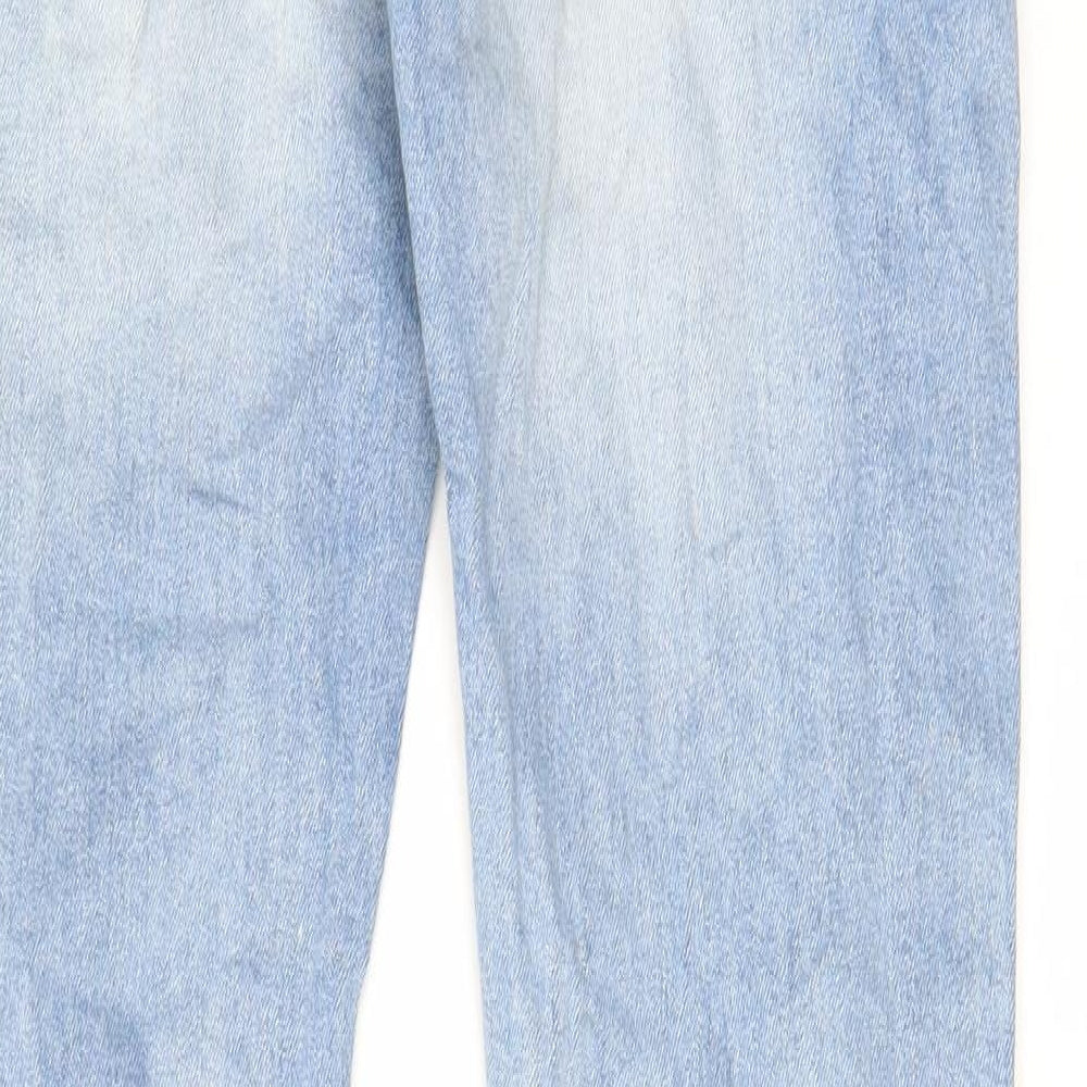 Denim & Co. Mens Blue Cotton Skinny Jeans Size 34 in L34 in Regular Button - Pockets