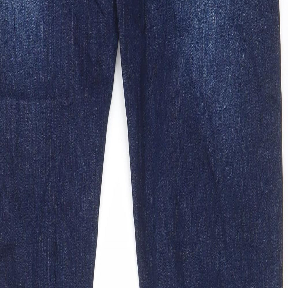 Mens UK Size 32 in Born Rich Regular Fit Skinny Blue Jeans