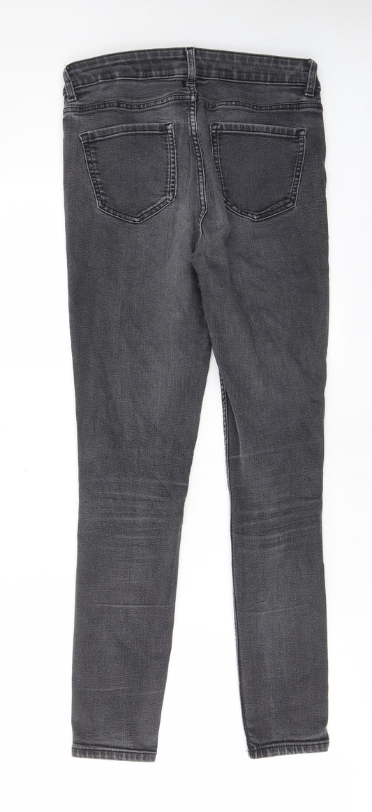Womens UK Size 10 Marks and Spencer Regular Fit Skinny Grey Jeans