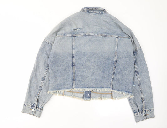 Womens UK Size M H&M Blue Jacket