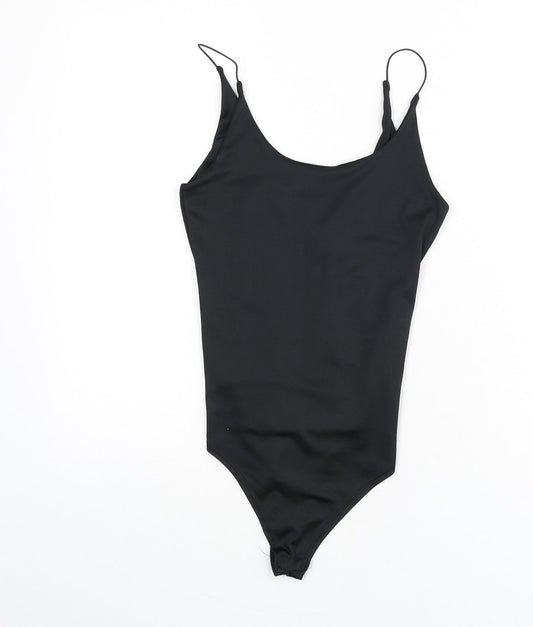 Womens UK Size S Amisu One-Piece Black Bodysuit