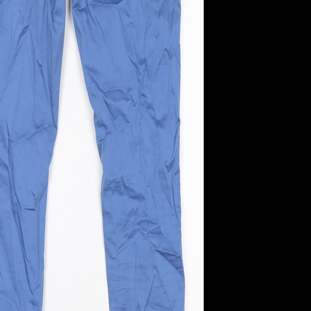 NEXT Womens Blue Cotton Jegging Jeans Size 10 L30 in Regular Zip