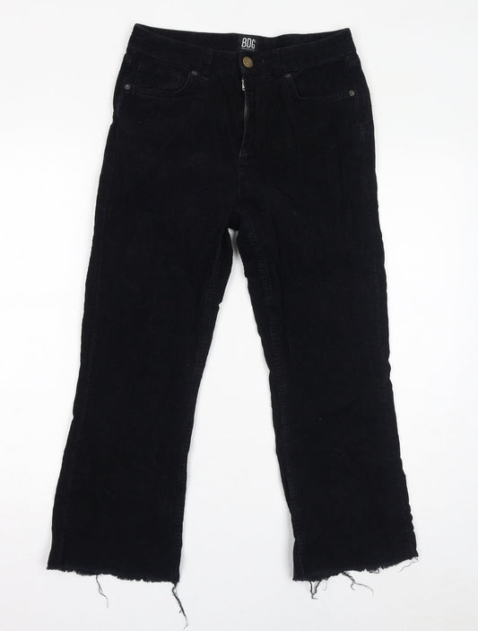 Womens UK Size 28 in BDG Regular Fit Black Trousers