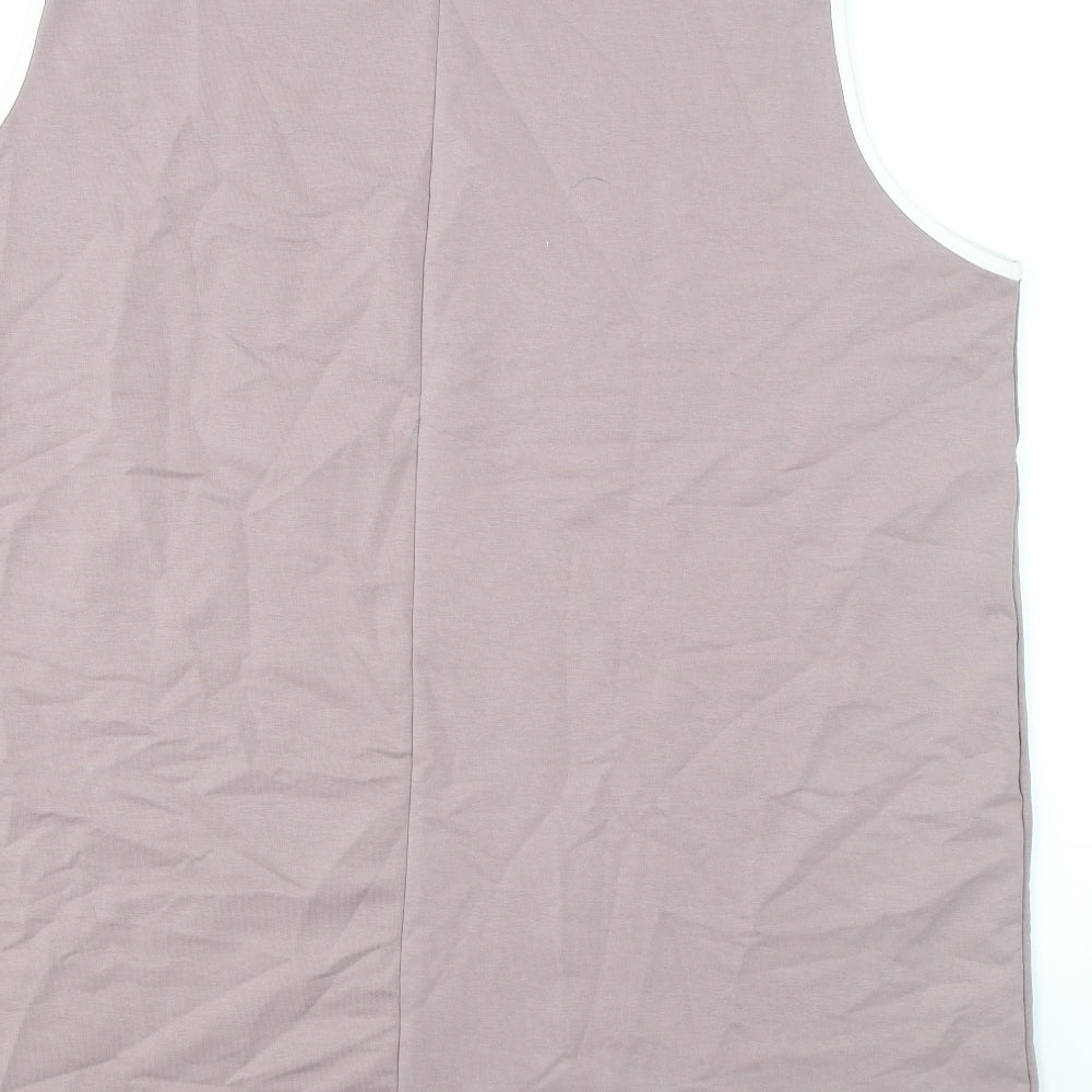 Womens UK Size 22 Alia Purple Basic Tank