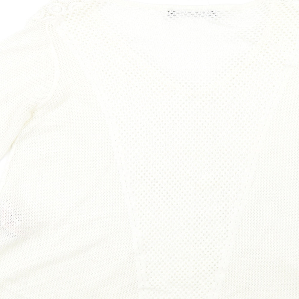 Womens UK Size 12 Marks and Spencer Ivory Pullover Jumper