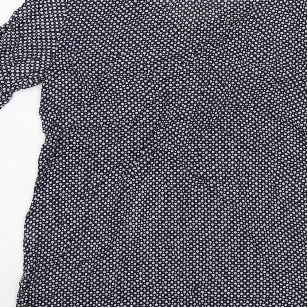 Womens UK Size XS Gap Blue Tunic Blouse