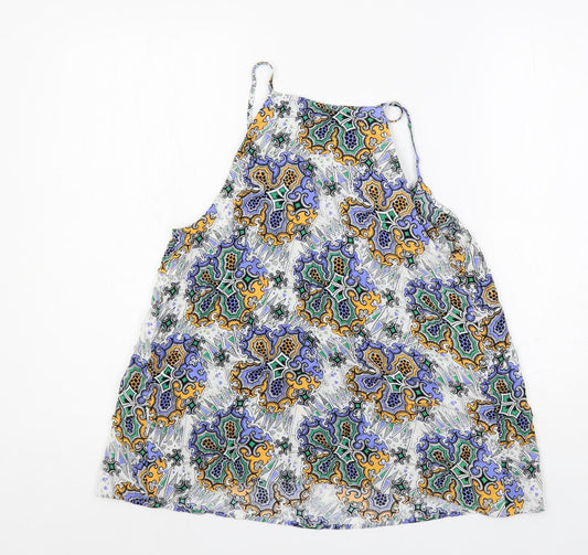 Womens UK Size 12 Warehouse Multicoloured Camisole Tank