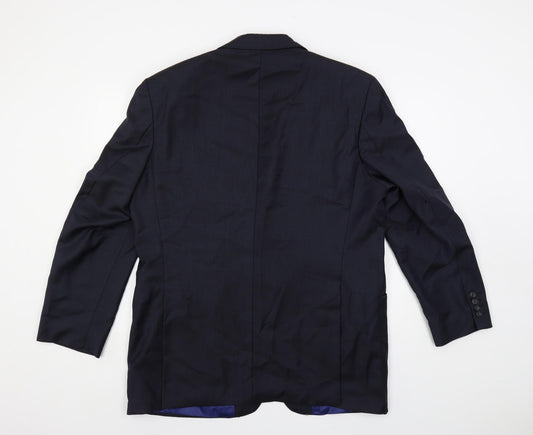 Mens UK Size 44 Marks and Spencer Regular Blue Suit Jacket