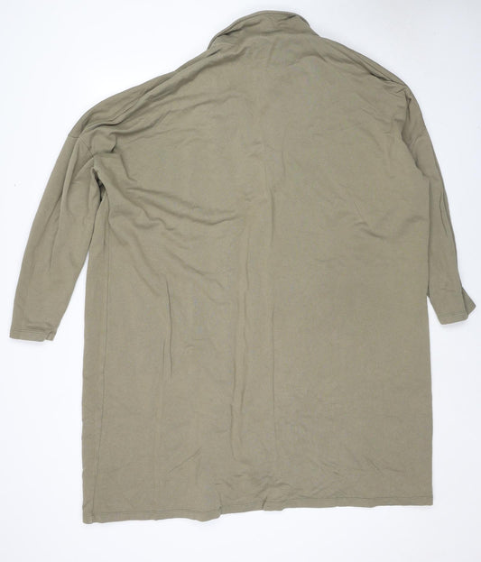 Womens UK Size S ASOS Green Cape Jumper