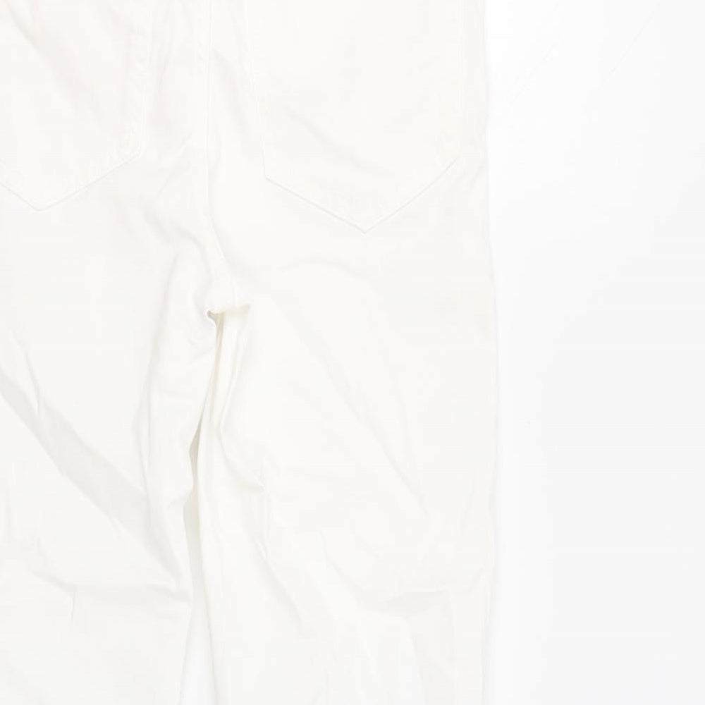 Womens UK Size 6 Marks and Spencer Regular Fit Skinny White Jeans