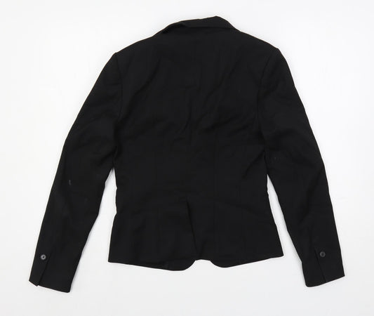 Womens UK Size 8 H&M Black Jacket