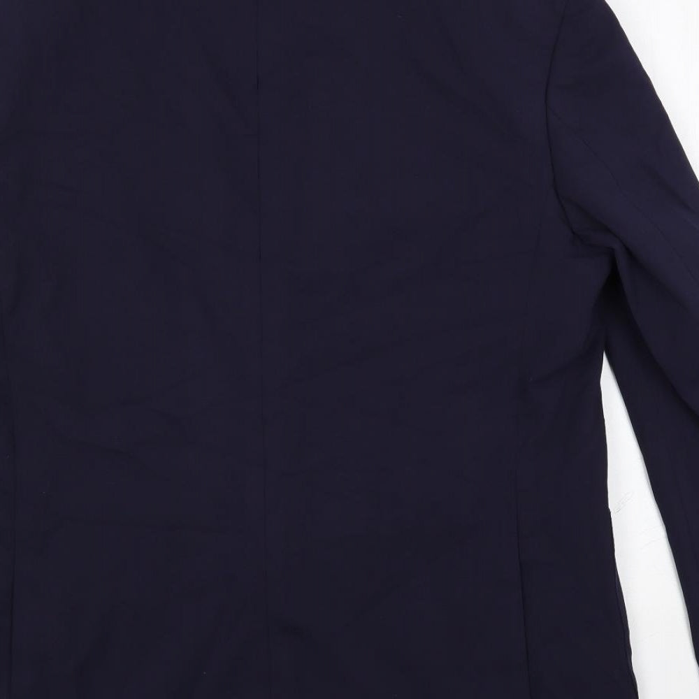 Mens UK Size 42 Marks and Spencer Regular Blue Suit Jacket