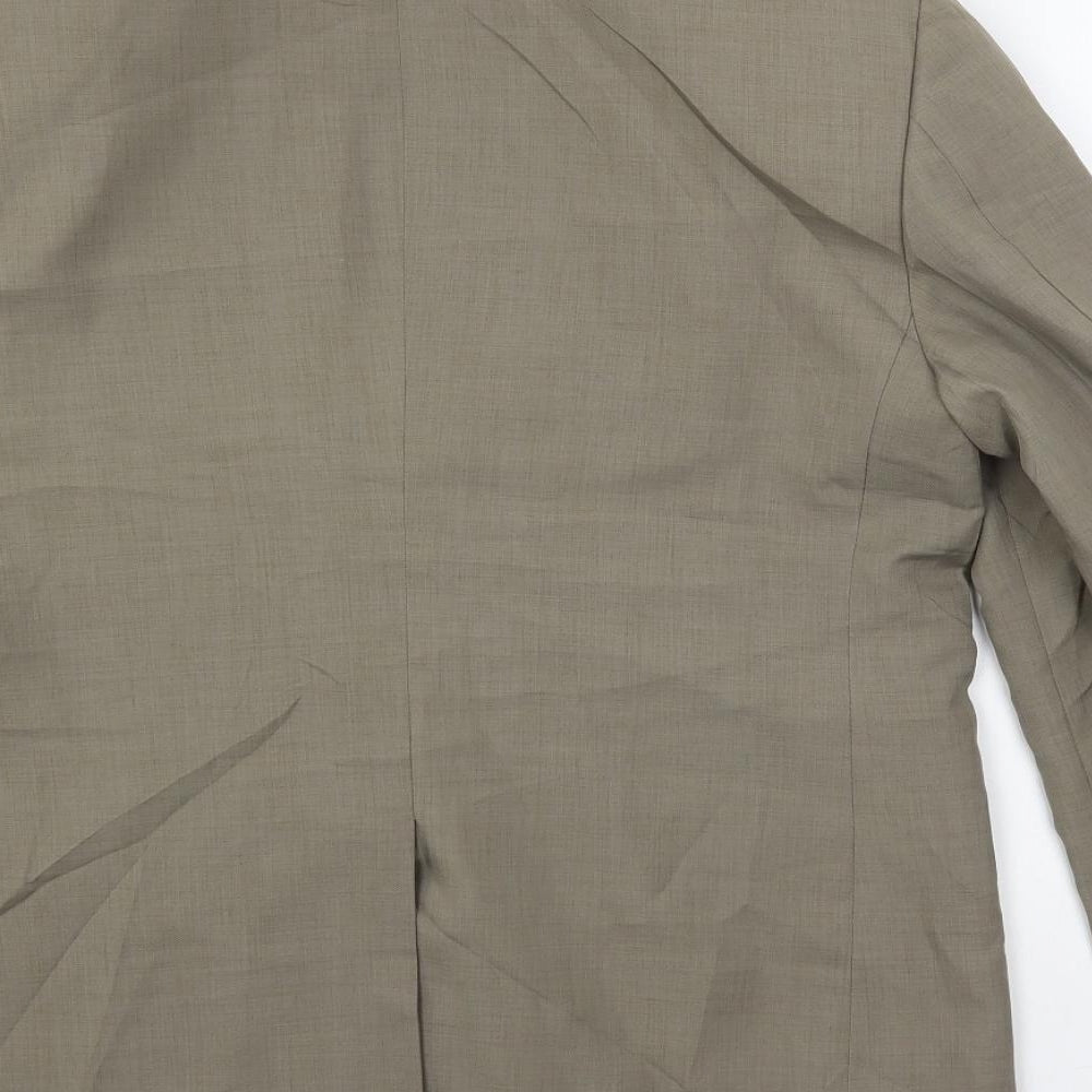 Ambassador Mens Brown Jacket Blazer Size 40 Button