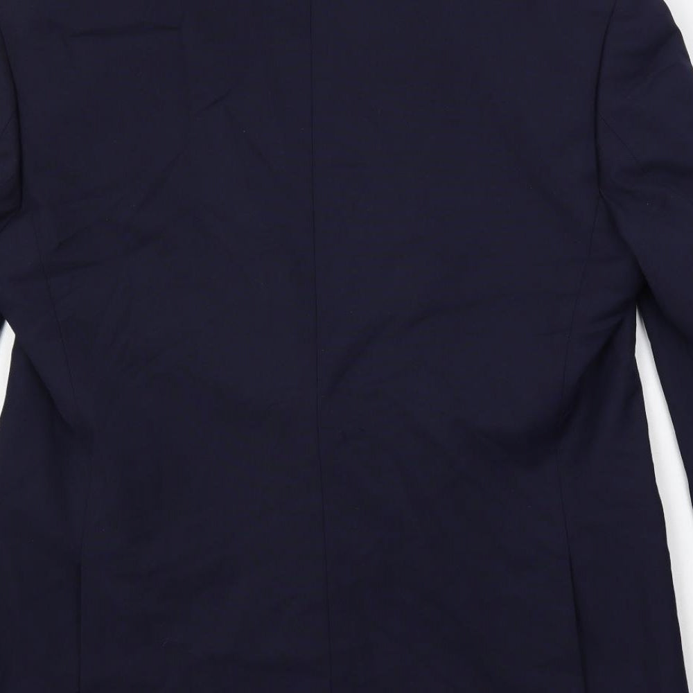 Mens UK Size 42 Marks and Spencer Regular Blue Suit Jacket