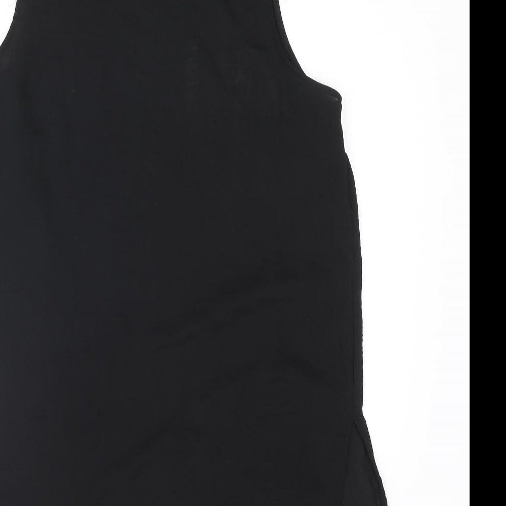 Womens UK Size 8 H&M Black Tunic Blouse