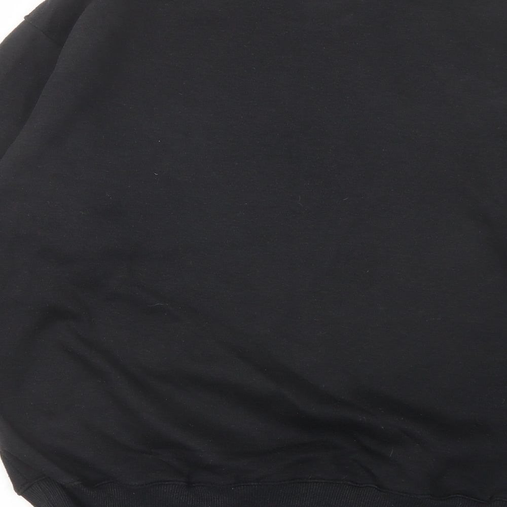 Mens UK Size S PRETTYLITTLETHING Black Pullover Sweatshirt