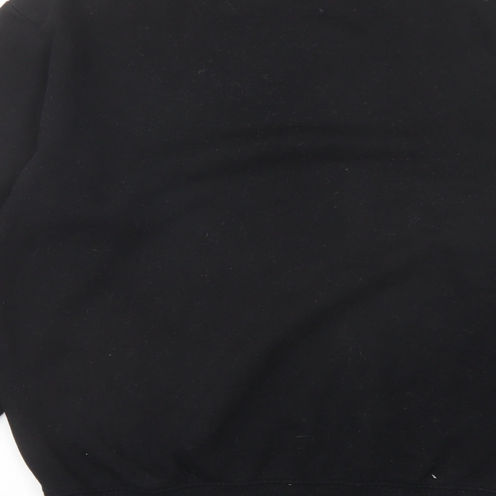 Womens UK Size XS H&M Black Pullover Sweatshirt