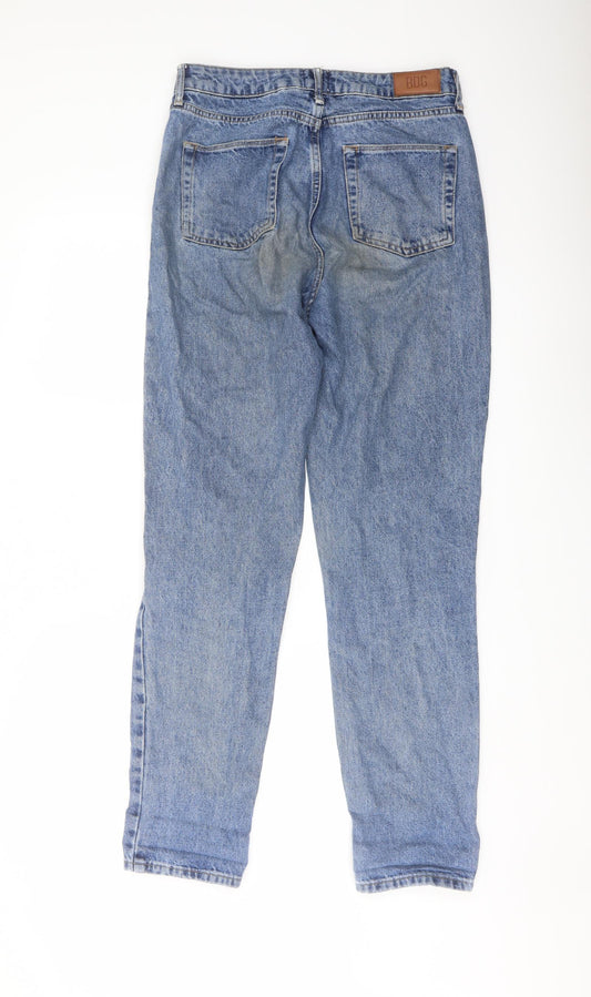 BDG Womens Blue Cotton Straight Jeans Size 28 in L32 in Regular Button
