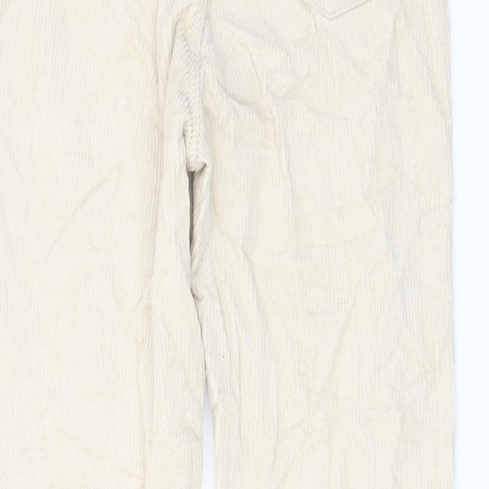 Womens UK Size 8 Missguided Regular Fit Beige Trousers