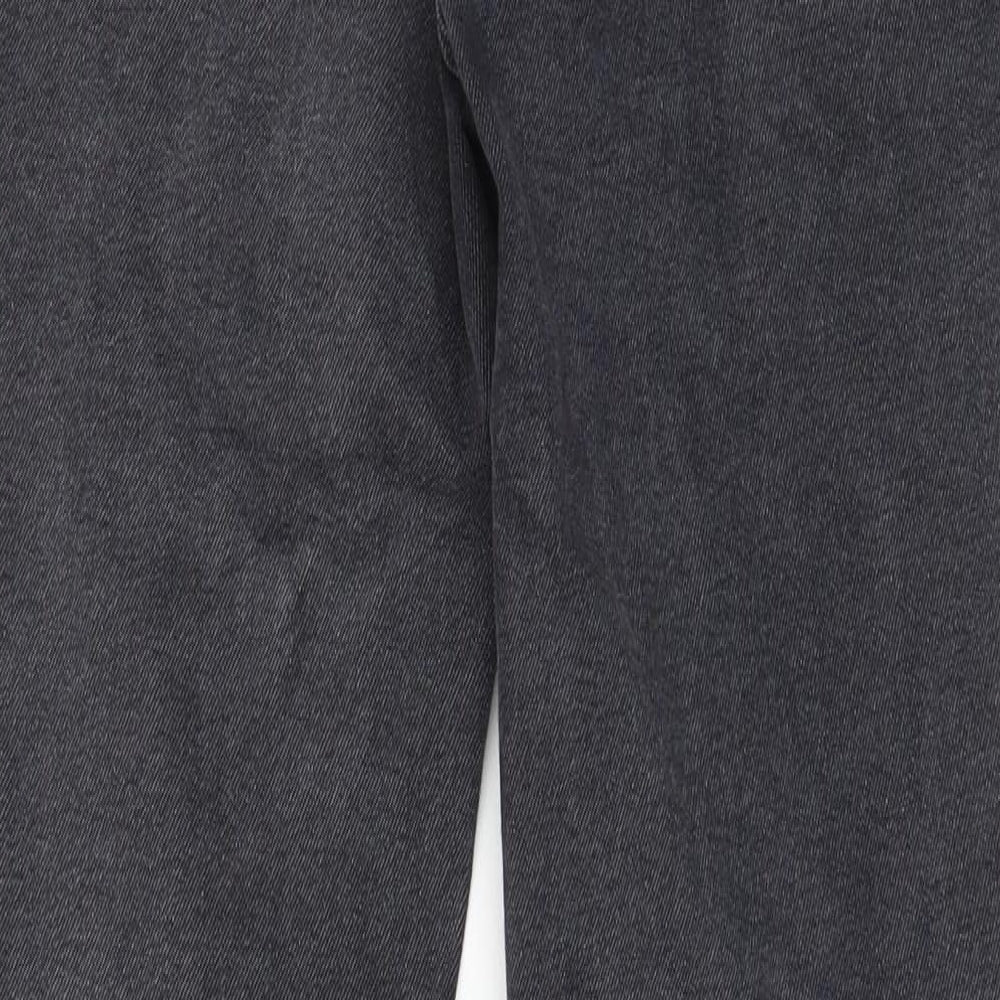 Divided by H&M Womens Red Cotton Skinny Jeans Size 10 L28 in Regular Zip - Pockets