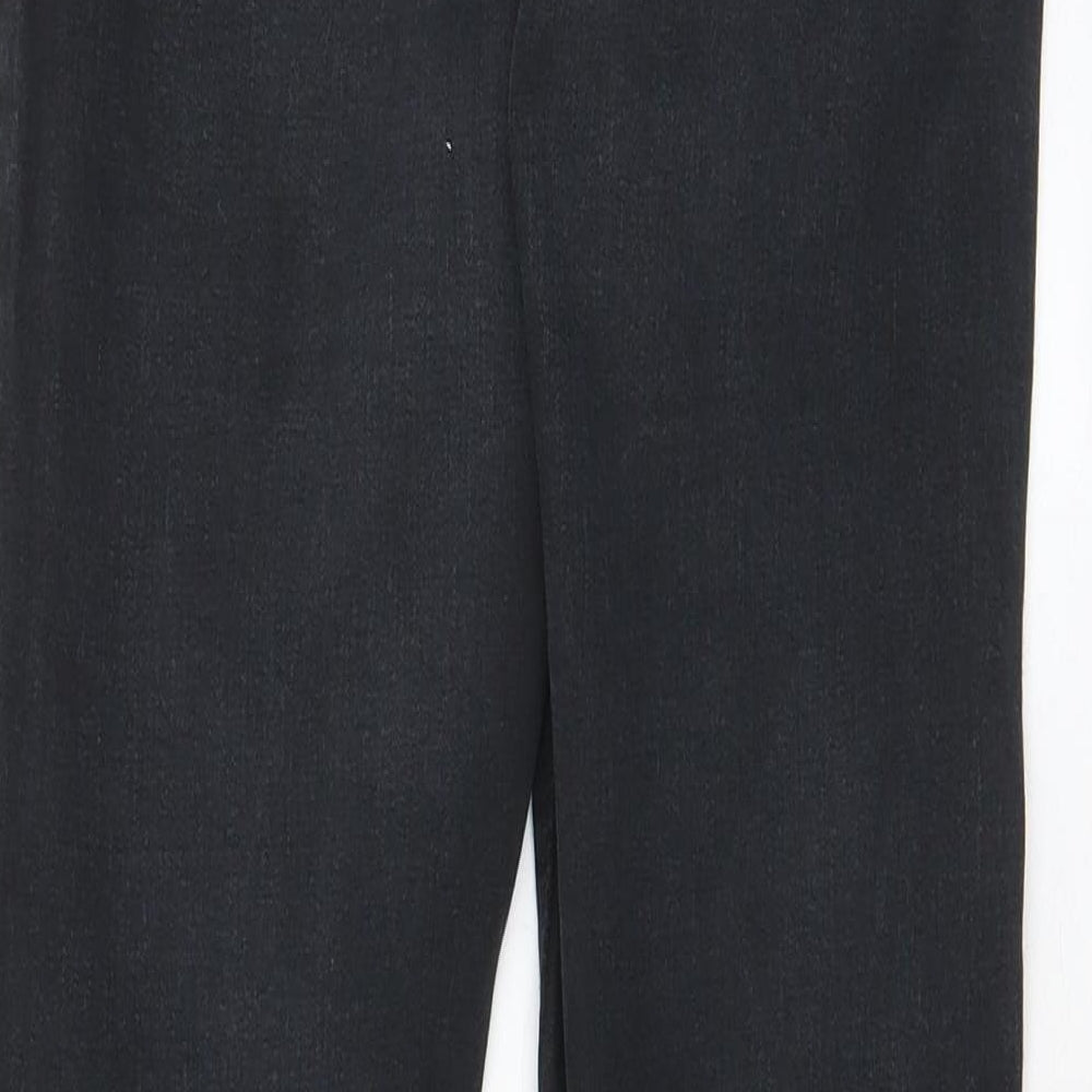 Denim & Co. Womens Black Cotton Skinny Jeans Size 12 L28 in Regular Zip - Pockets